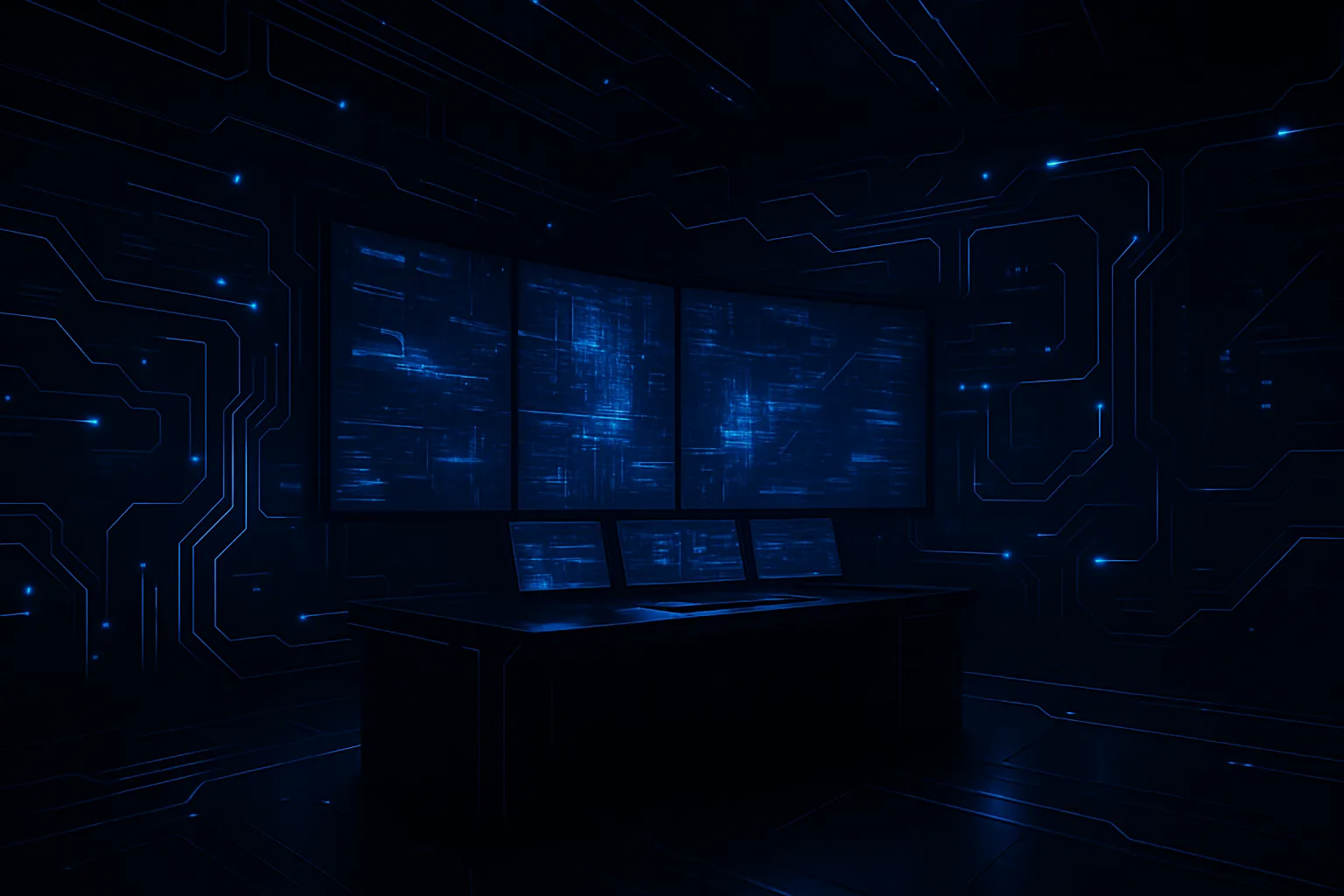 Futuristic Command Center
